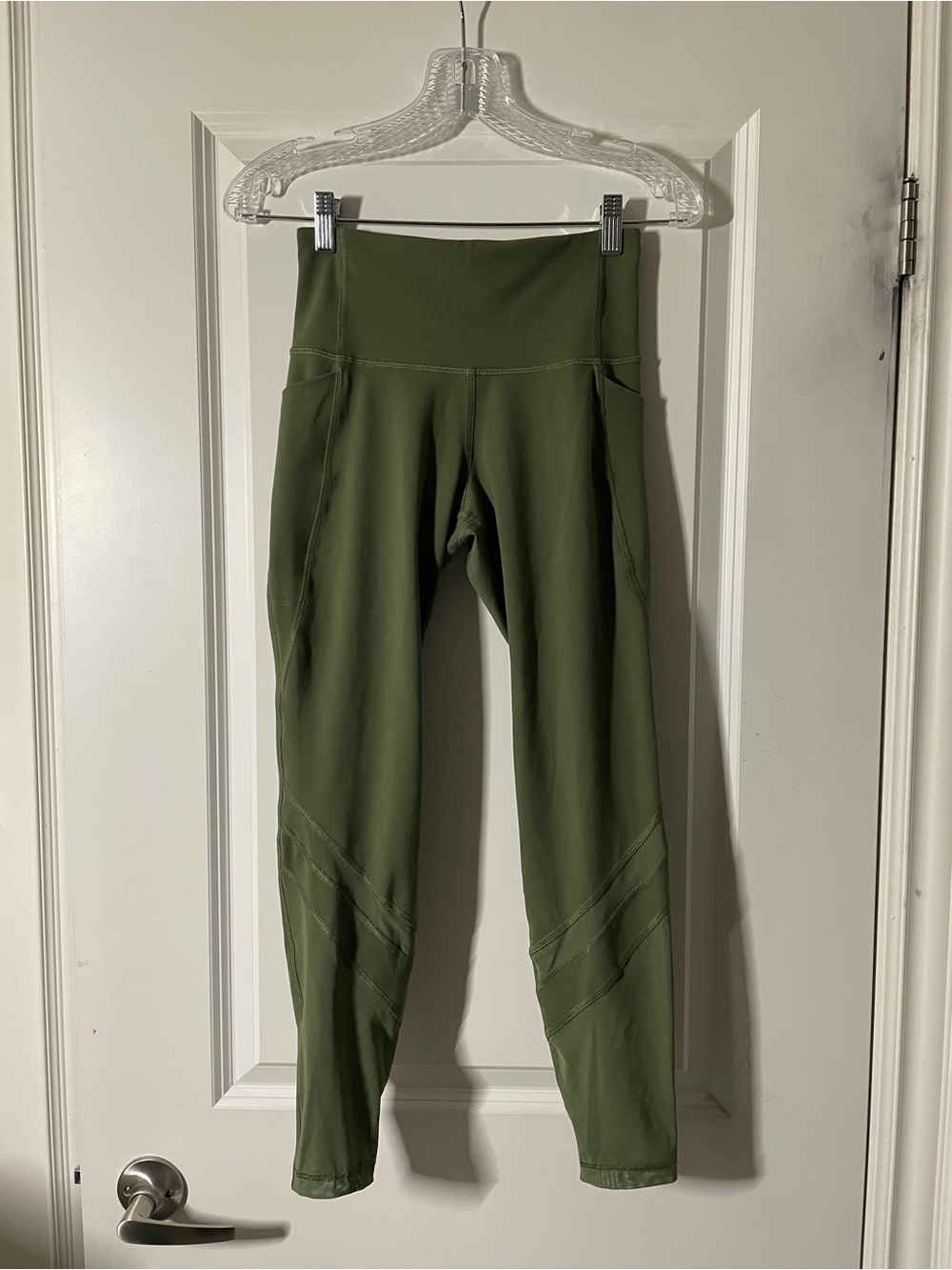 Old Navy Olive Green High-Waist Leggings